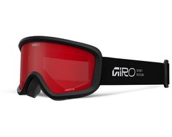 Giro GG CHICO 2.0 STACKED BLK AMBER SCARLET Unisex Skibril - Black