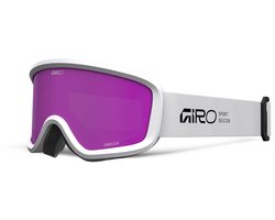 Giro GG CHICO 2.0 STACKED WHT AMBER PINK Unisex Skibril - White