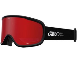 Giro GG CRUZ STACKED BLK AMBER SCARLET Unisex Skibril - Black