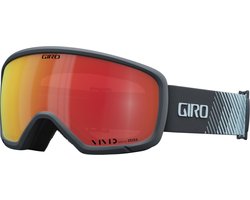 Giro Moxie Skibril Dames - Zwart/Wit met Amber Goud & Geel Glas