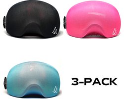 Goggle Protect 3-PACK Skibril Hoes - NIET VOOR VIZIERHELM - Cover - Beschermhoes - Goggle - Bril - Ski - Snowboard