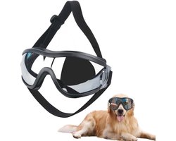 Hondenzonnebril voor medium tot grote honden - UV-bescherming, winddicht en sneeuwbestendig