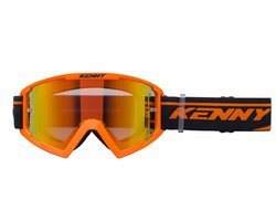 Kenny Racing Kinder Crossbril Track+ Junior Oranje - Rode Lens