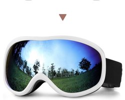 Nixnix® - Skibril Wit - Snowboardbril - UV Beschermend - Multi glas