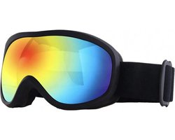 Nixnix® - Skibril Zwart - Snowboardbril - UV Beschermend - Multi glas