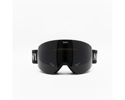 NØVI - BLACK SLOPE - Ski bril - Zwart - Unisex - Anti fog - Magnetische lens