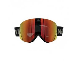 NØVI - ORANGE SLOPE - Ski bril - Zwart/Oranje - Unisex - Anti fog - Magnetische lens