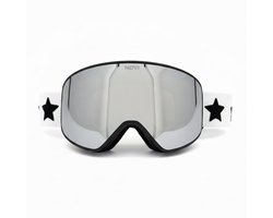 NØVI - SILVER STAR - Skibril - Silver - Unisex - Anti fog - magnetische lens