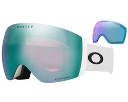 Oakley Goggles Flight Deck Pro L Skibril Wit Prizm Sapphire & Prizm Iced/CAT3+CAT2 Man,Vrouw