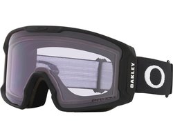 Oakley Goggles Line Miner M Prizm Snow Skibril Zwart Prizm Snow Clear/CAT0 Man,Vrouw