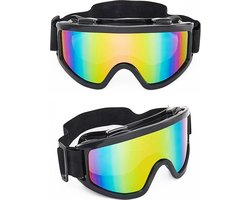 oCreon Skibril & Snowboardbril - Anti-Condens - UV-Bescherming voor Skiën - Fietsen - Wandelen