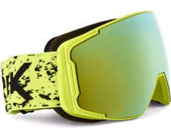 Outtrek Goggle / Ski bril met geel spiegelglas - Kids