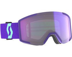 Scott Shield LS skibril paars - meekleurende lens S2-4