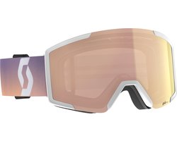 Scott Shield Skibril wit roze - lenscategorie S2