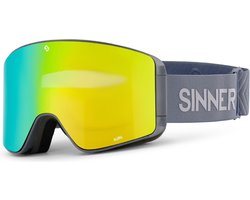 Sinner Aura OTG Skibril | Grijs + GRATIS EXTRA LENS | Categorie 3