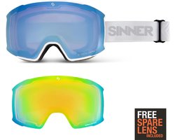 Sinner BOREAS skibril - Wit - Sintrast® Lens