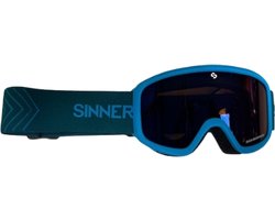 Sinner DUCK MOUNTAIN kinder skibril - Blauw Neon - Blauwe Lens