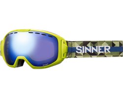 Sinner Mohawk + Extra Lens - Skibril - Volwassenen - Limoengroen