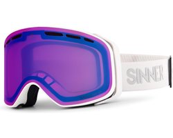 Sinner Olympia+ Skibril | Wit | Categorie 2