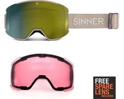 SINNER - snowflake - Skibril - Grijs