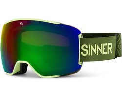 Sinner SNOWFLAKE skibril - Zwart - incl 2 lenzen