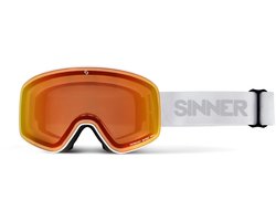 SINNER - SNOWGHOST - MATTE WHITE - SINTRAST®/TRANS+®-LENS (meekleurend én hoog contrast)
