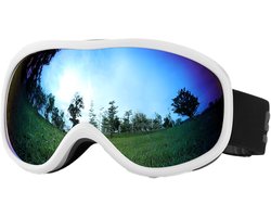 Ski Zonnebril - Skibril - UV-bescherming Anti-beschlag - 1 stuk - Voor Skiën en Snowboarden + Zwart