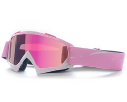 Skibril - 17,5*7,5*3,5cm cm - Beschermende bril - Skibril geschikt om over een gewone bril te dragen - UV-bescherming - Geschikt voor diverse activiteiten, waaronder langlaufen en fietsen - Slijtvast - Schokbestendig - Wind- en stofbestendig - Unisex