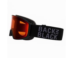 Skibril - BiB - Mat Zwart - Zwarte Hoofdband - Skibrillen - Ski bril