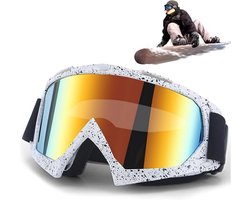 Skibril - Geschikt om over een bril te dragen - 17,5*7,5*3,5 cm - UV-bescherming - Breed gezichtsveld met hoge resolutie - Geschikt voor off-road activiteiten, fietsen, enz. - Slijtvast - Schokbestendig - Wind- en stofdicht - Unisex