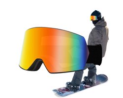 Skibril - Skibrillen - Kinderen en Adolescenten Ski en Snowboard Brillen, Dubbele Laag, Anti-Bemisting, Winddicht