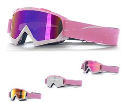 Skibril - Skibrillen - Unisex OTG Skibrillen, Geschikt voor Draagsters van Brillen