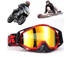 Skibril - Skibrillen - Winddichte Motorfiets Brillen, Veiligheidsbrillen, All-Terrain, Geschikt voor Mountainbiken en Open Helmen