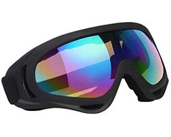 Skibril - Snowboardbril - Anti-beschlag Dubble Lens Design - 1 - Geschikt voor Skiën en Motocross - Zwart