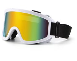 Skibril - Veiligheidsbril - skibril heren - skibril dames - Unisex - Winddicht - Fietsbril - Schokbestendige bergbeklimbril - PC-materiaal - Blauw