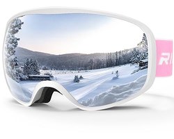 Skibril voor Brildragers - Dubbele Lens, UV-Bescherming, Anti-Condens, Geschikt voor Skiën, Snowboarden en Motorfiets
