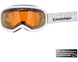 Slokker RH Photochromic Skibril - Wit | Categorie 2