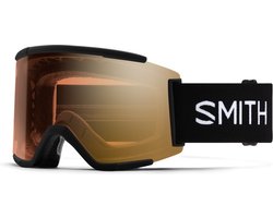 Smith Squad Xl Skibril Zwart ChromaPop Pro Photochromic Gold Mirror/CAT2-3