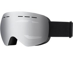 Sportbril - Skibril - Motorbril - Dubbellaags anticondens - UV-bescherming - Inclusief opbergtas - Grijs - Unisex