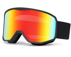 Unisex skibril - Dubbellaagse winddichte bril - Skibril met anticondens- en UV-bescherming - Skibril voor volwassenen en kinderen