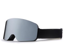 Unisex Zwarte Skibrillen - Winddicht & Zanddicht