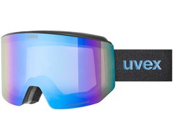 Uvex Lace Attract Fm Skibril Zwart Supravision Blue/CAT2+Green/CAT1 Man,Vrouw