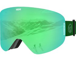 VAIN Vizer Viridian Slopester - Groene Skibril Heren - Magnetisch Verwisselbare Lens