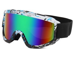 Veiligheidsbril - Skibril - Wintersportbril - Fietsbril - Winddicht - UV-bescherming - Volwassenen - Unisex - Veelkleurig