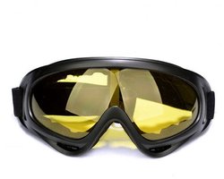 Winddichte skibril - skibril - skibril dames - skibril heren - Unisex - Snowboardbril - Anti-condens skibril - geel - TPU/PC-materiaal