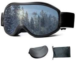 Ynkkvre - Skibril – Snowboardbril – Dubbellaagse – OTG Compatibel – UV400 Bescherming – Anti-Fog Coating – Panoramisch Zicht