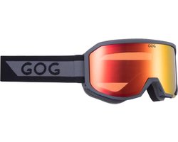 ZERO Skibril Matgrijs – TPU Frame, Polychromatische Rode S2 Lenzen