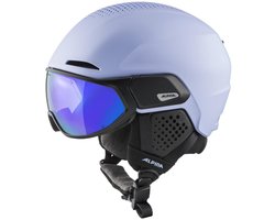 Alpina Alto Q-Lite Skihelm Met Vizier - Paars
