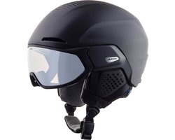 Alpina Alto V Skihelm Met Vizier | Black Matt | Varioflex S1-S2 | Maat: 51 - 55 cm