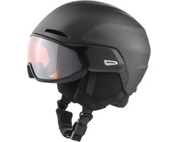 Alpina Oro QV MIPS Skihelm Met Vizier S - Charchoal Metallic